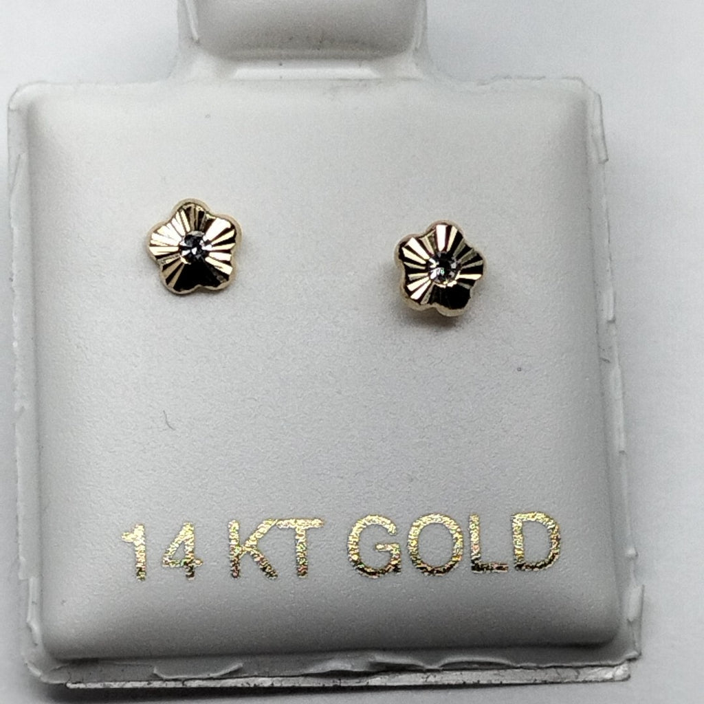 BROQUELES ORO 14K 1 (NUEVO)