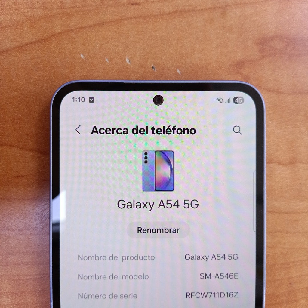 CELULAR SAMSUNG GALAXY A54 5G SM-A546E 128 GB 8 GB RAM (SEMINUEVO)