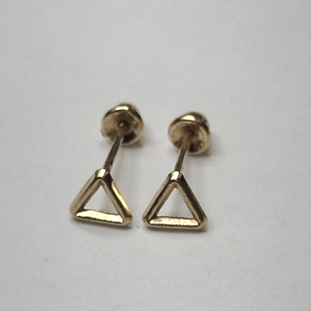 BROQUELES ORO 10K 1 (NUEVO)