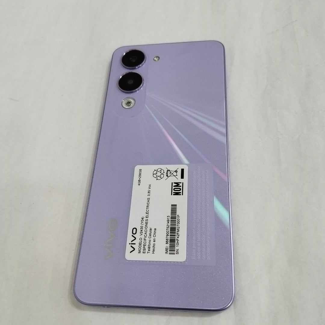 CELULAR VIVO Y04 V2430 (2025) 256 GB 4 GB RAM (SEMINUEVO)