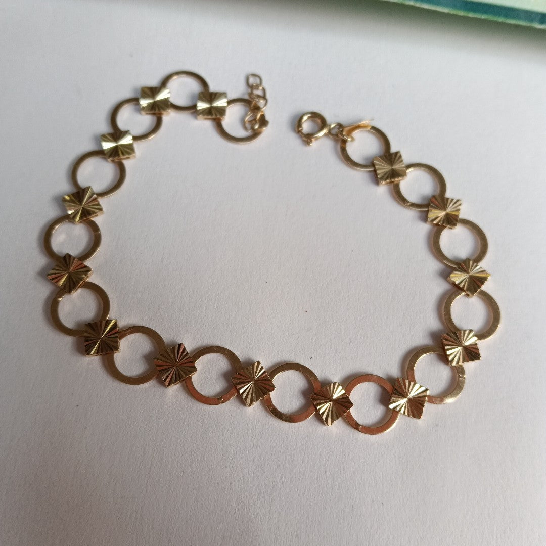 PULSERAS DAMA ORO 14K 3.7 (NUEVO)