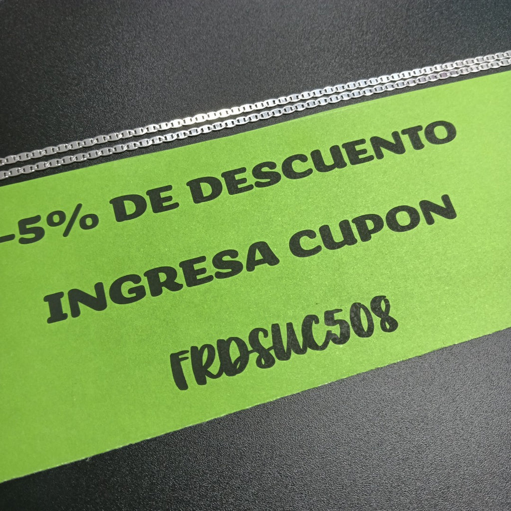 CADENA TEJIDO MARINERO PLANO 6.0 GR (NUEVO)