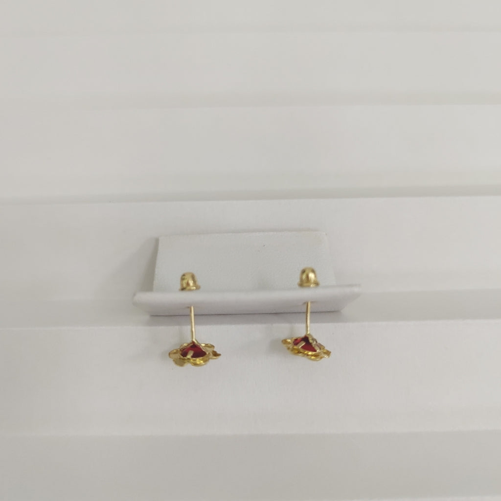 BROQUELES ORO 14K 1 (NUEVO)