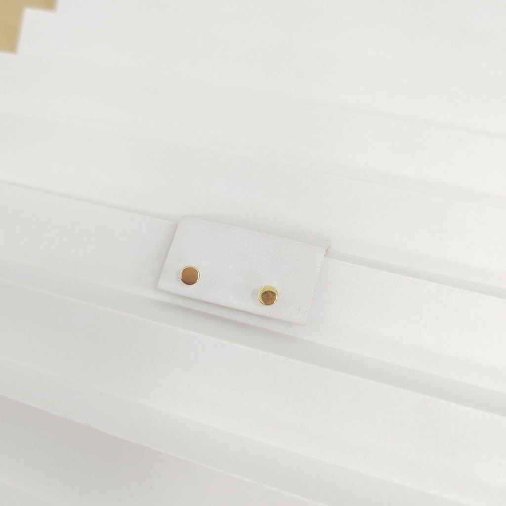 BROQUELES ORO 14K 1 (NUEVO)