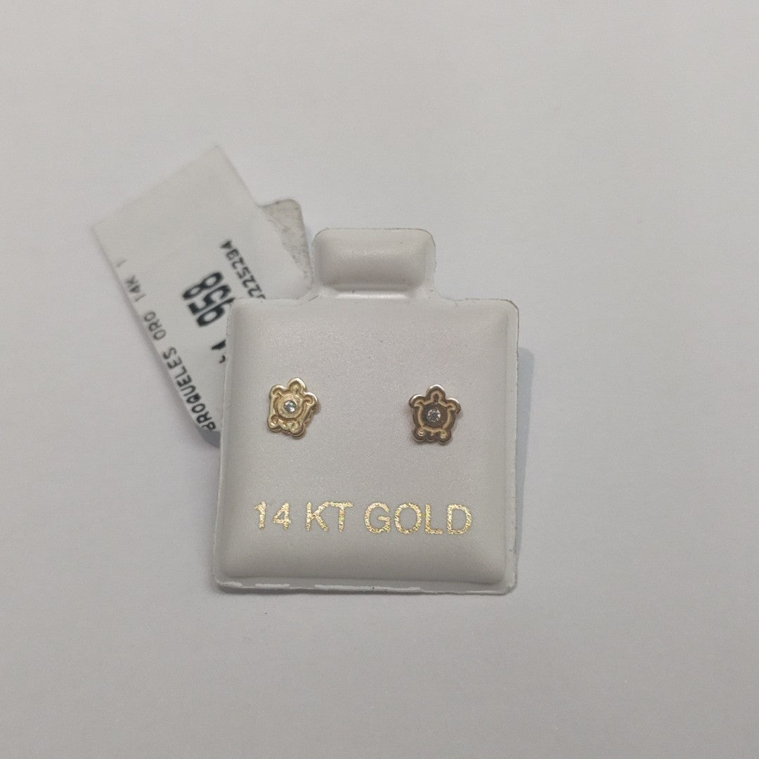 BROQUELES ORO 14K 1 (NUEVO)