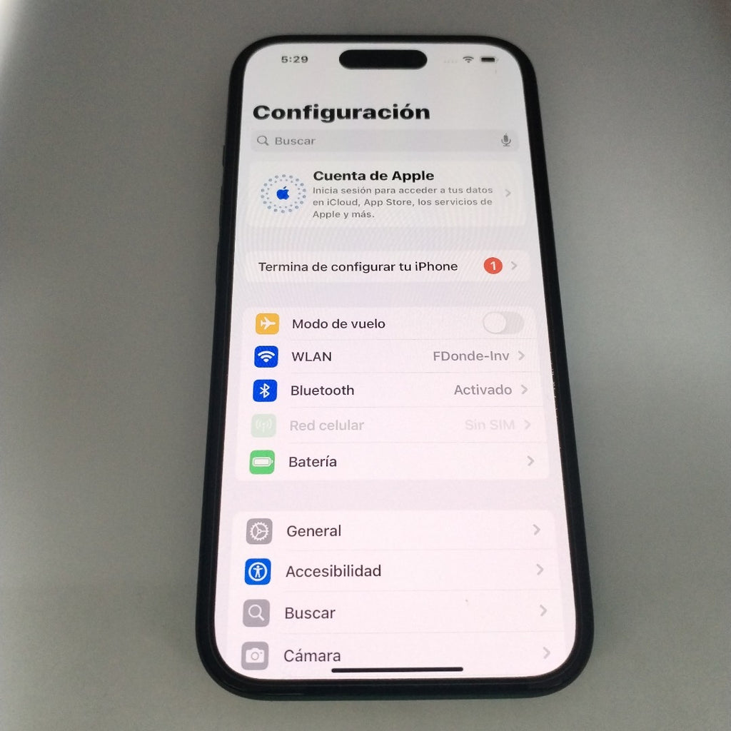 CELULAR APPLE IPHONE 15 A3092 (2023) 128 GB 6 GB RAM (SEMINUEVO)