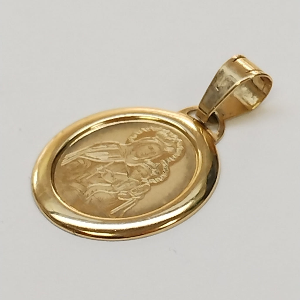 MEDALLA RELIGIOSA ORO 14 K 0,90 GRMS (SEMINUEVO)