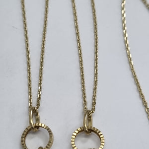 GARGANTILLAS ORO 14K 5.9 (NUEVO)