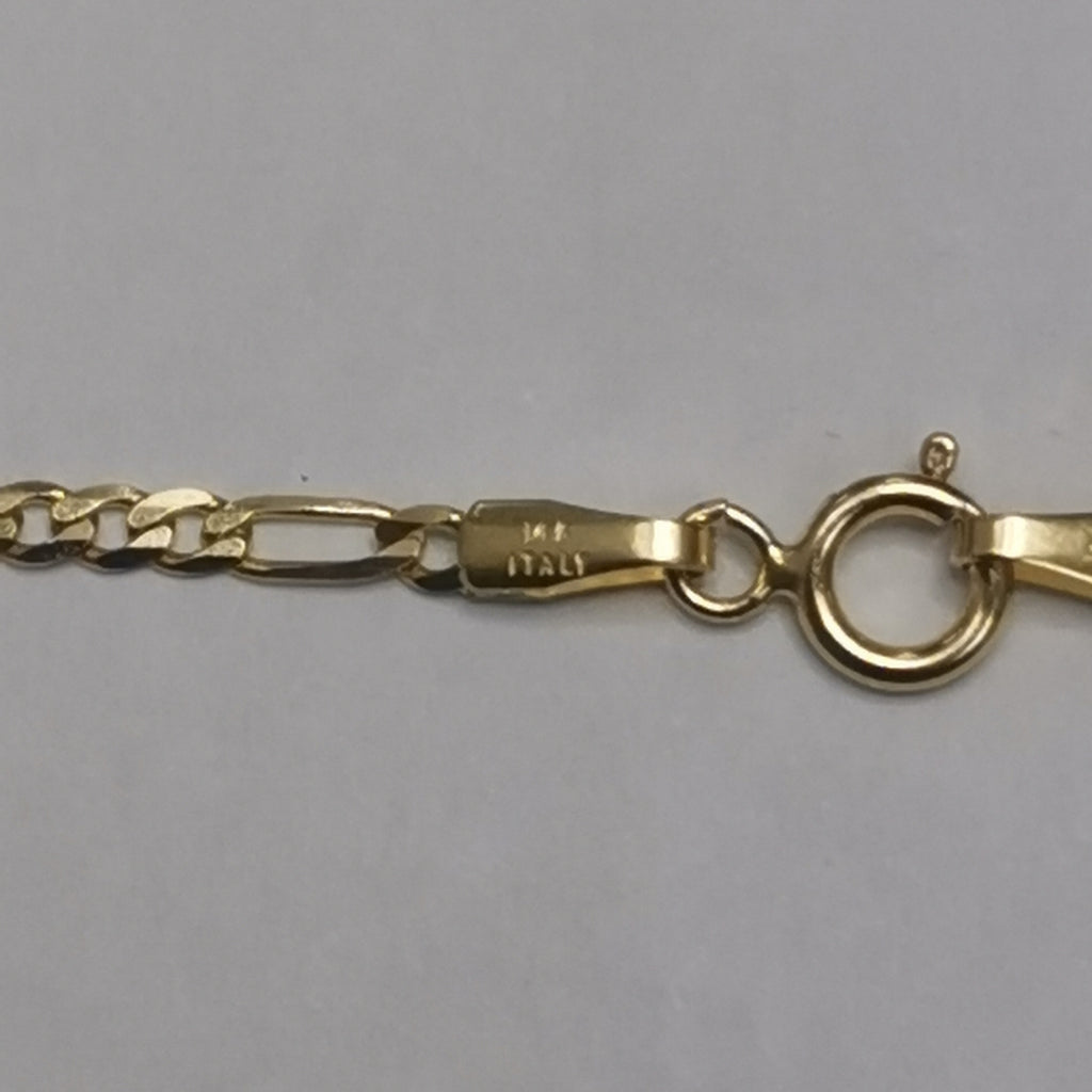 CADENAS CARTIER 3 1 AMARILLA ORO 14K 3.7 (NUEVO)