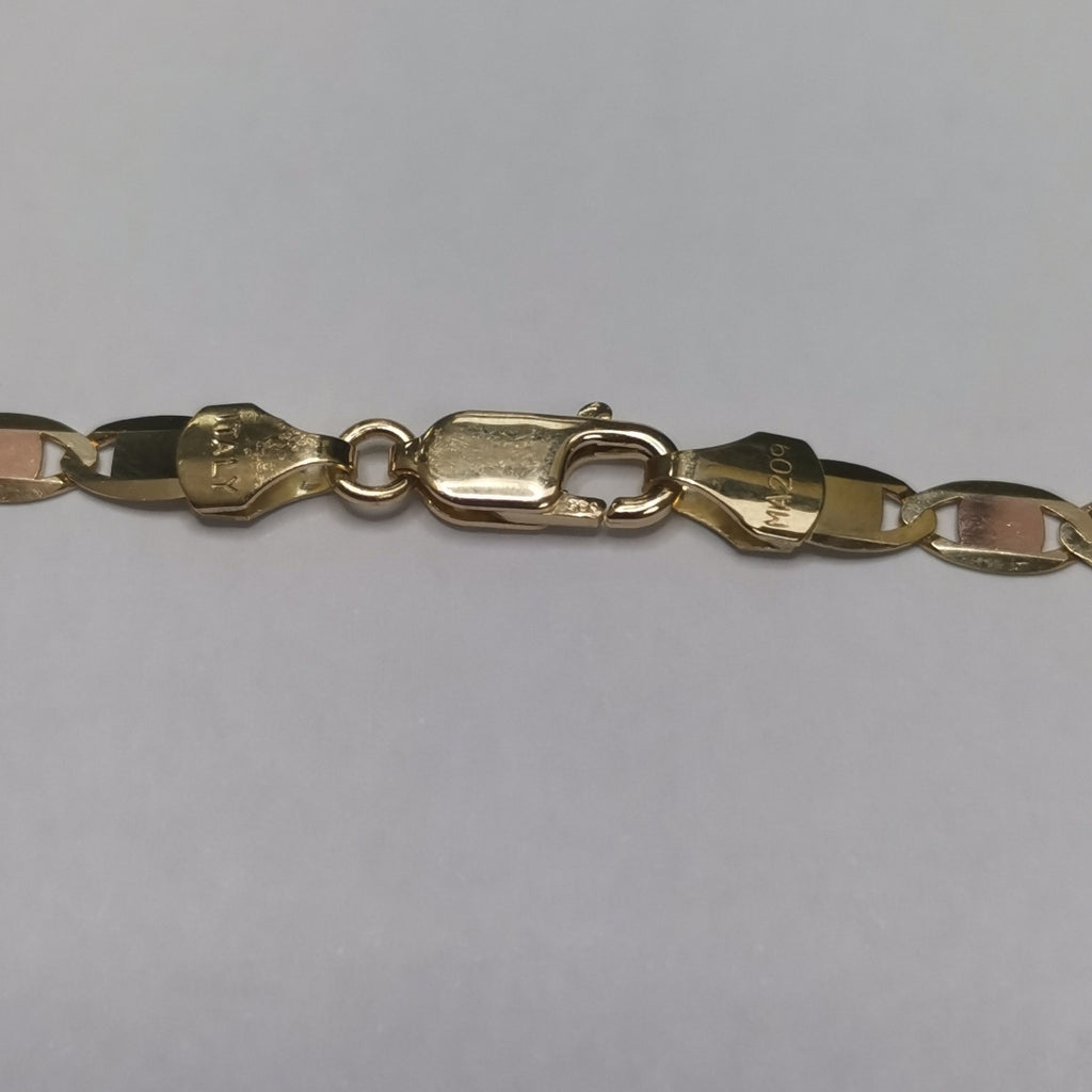 CADENAS VALENTINA/ESPEJO ORO 14K 10.7 (NUEVO)