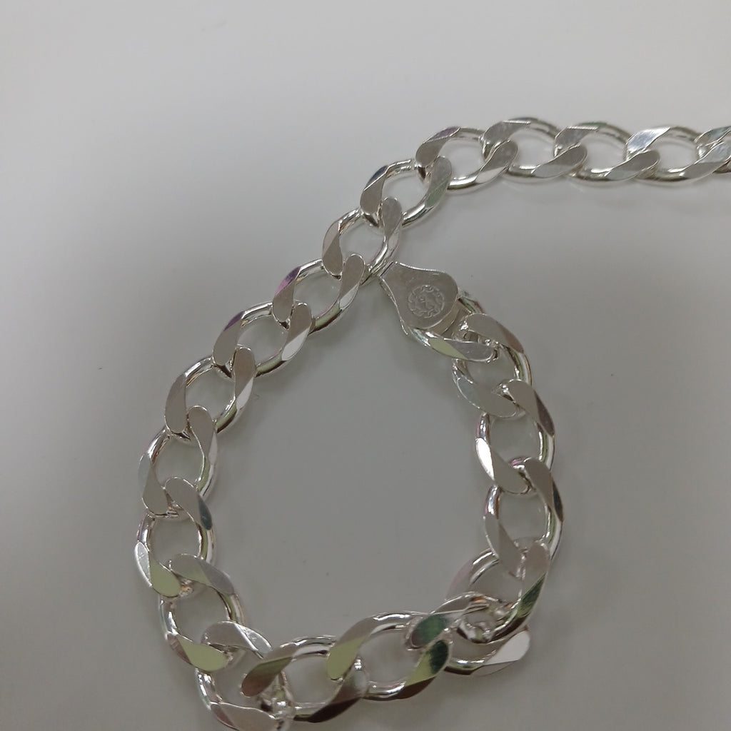 PULSERA BARBADA PLATA .925 19G (NUEVO)