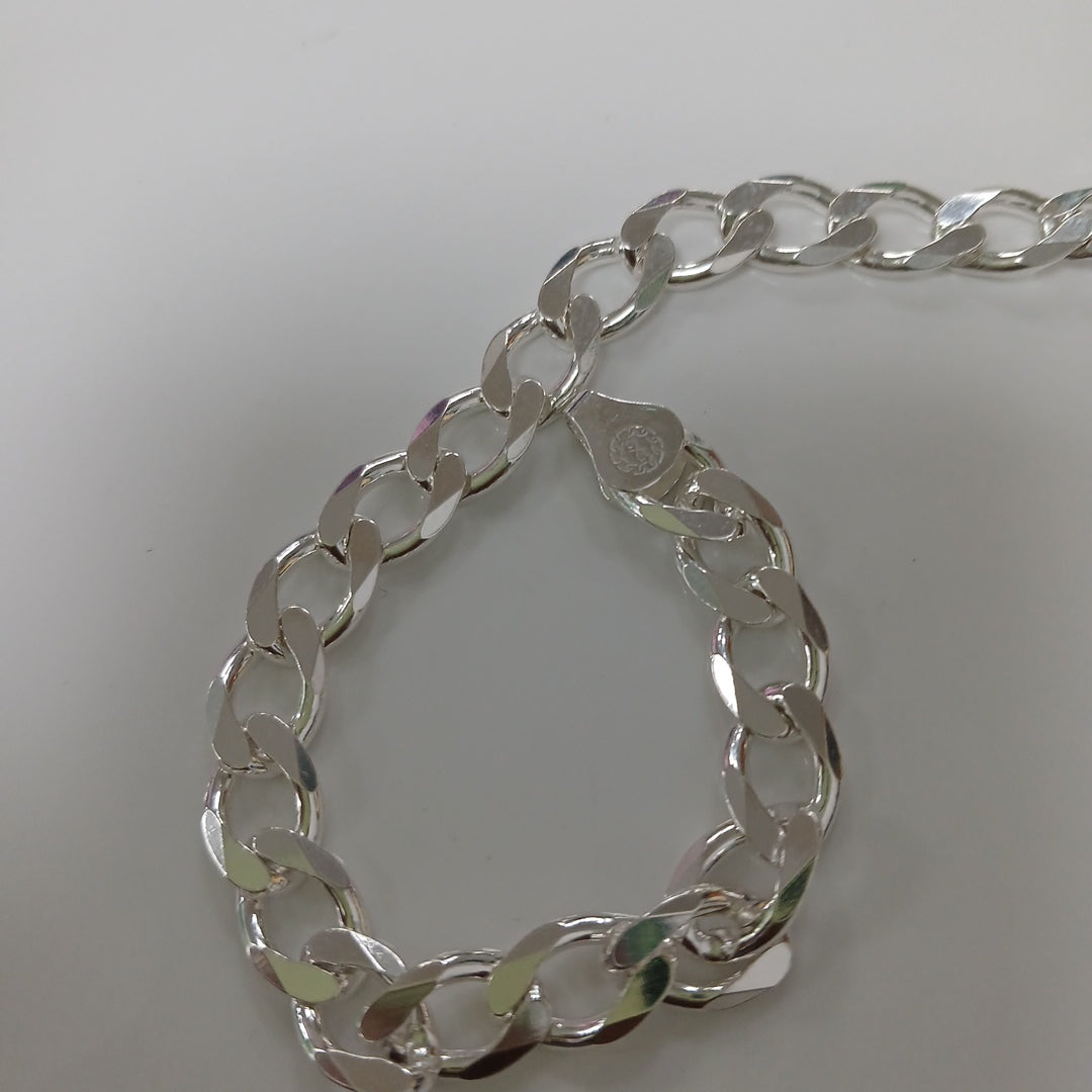 PULSERA BARBADA PLATA .925 19G (NUEVO)