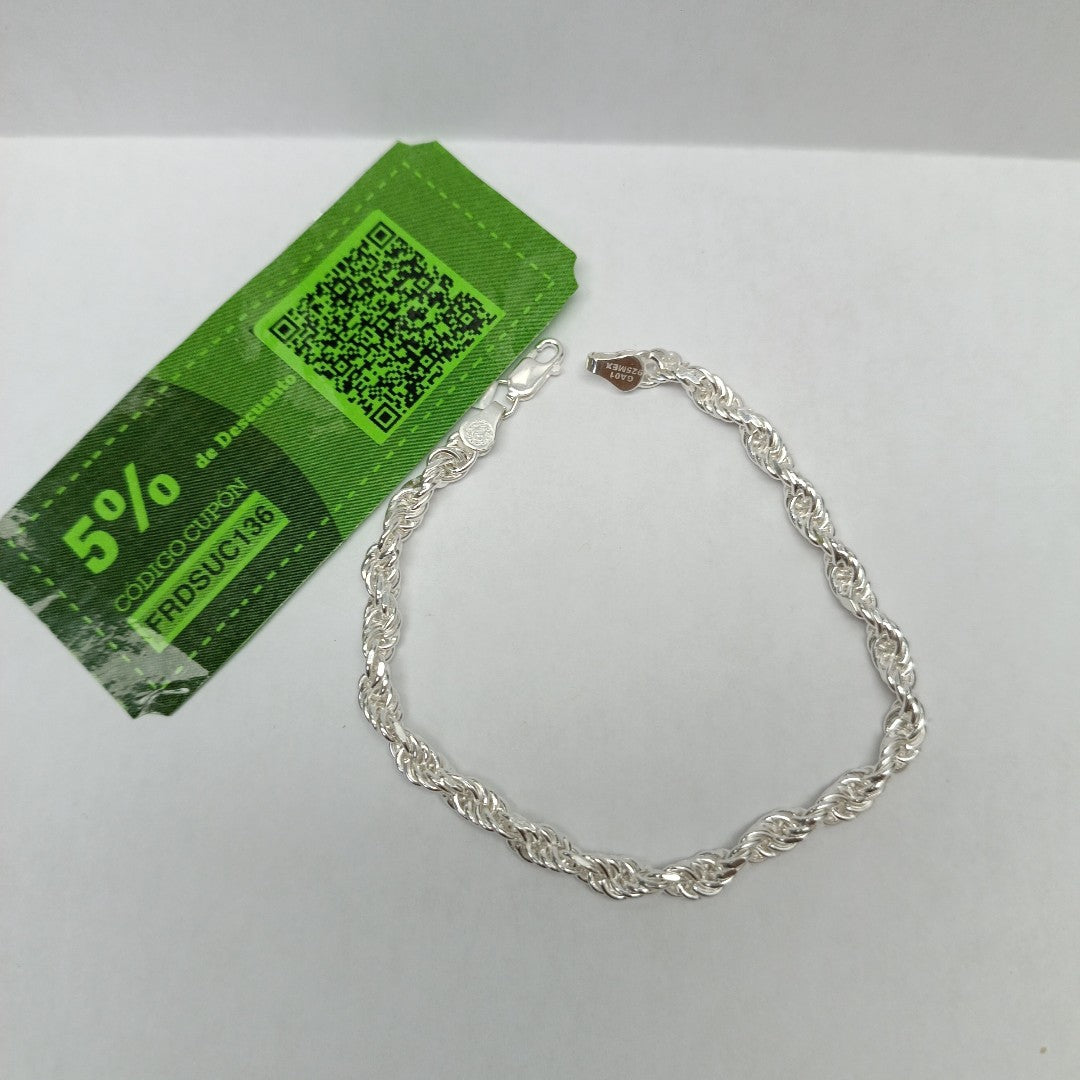 PULSERA TORSAL PLATA .925 14.3G (NUEVO)