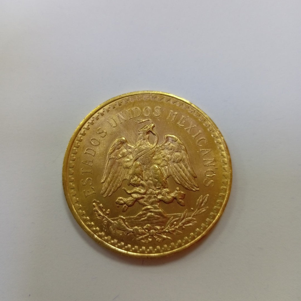 K1 41.6 GRMS 21 K IDENTIFICACIÓN MONEDA NOMINATIVA. MONEDAS PESOS 50 PESO (SEMINUEVO)