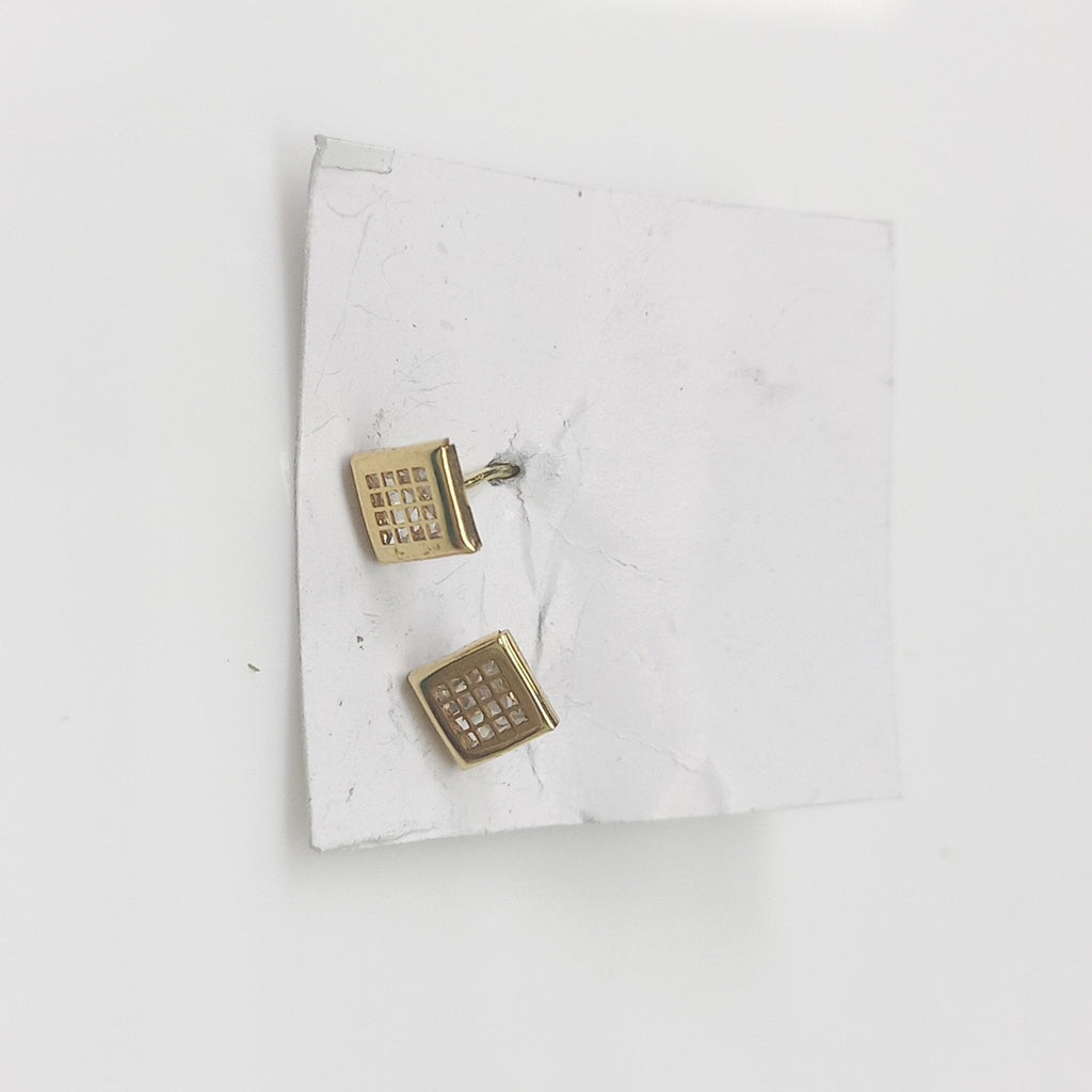 BROQUELES ORO 10K 1 (NUEVO)