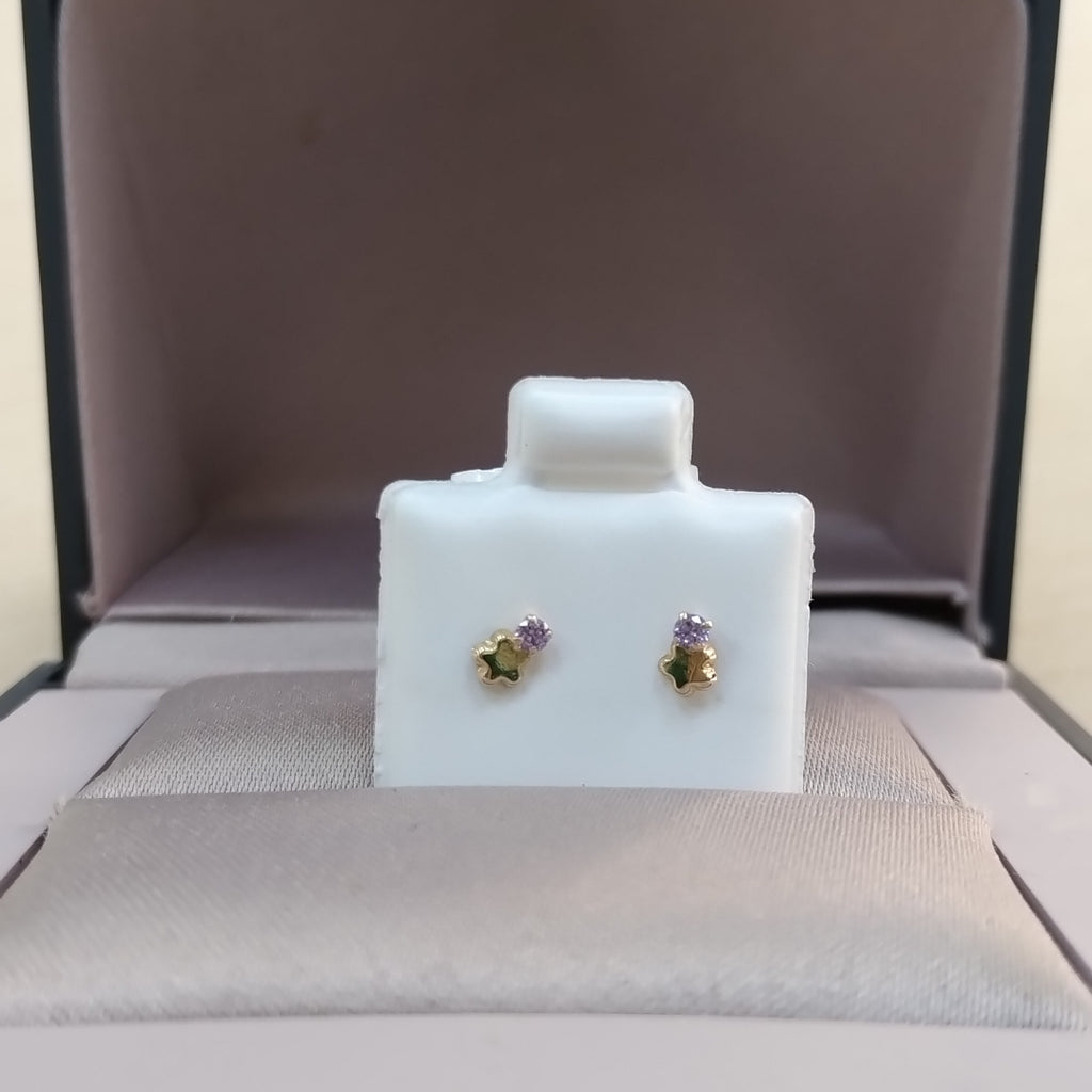 BROQUELES ORO 14K 1 (NUEVO)