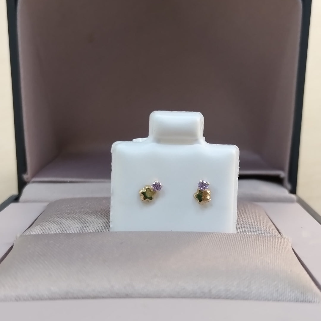 BROQUELES ORO 14K 1 (NUEVO)