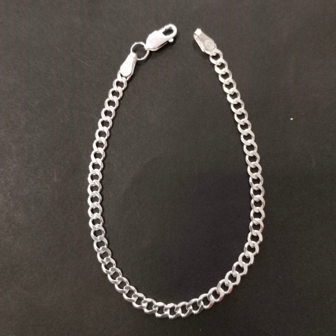 PULSERA BARBADA PLATA .925 4.6G (NUEVO)