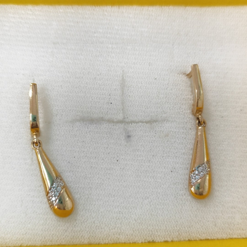 BROQUELES ORO 14K 2.5 (NUEVO)