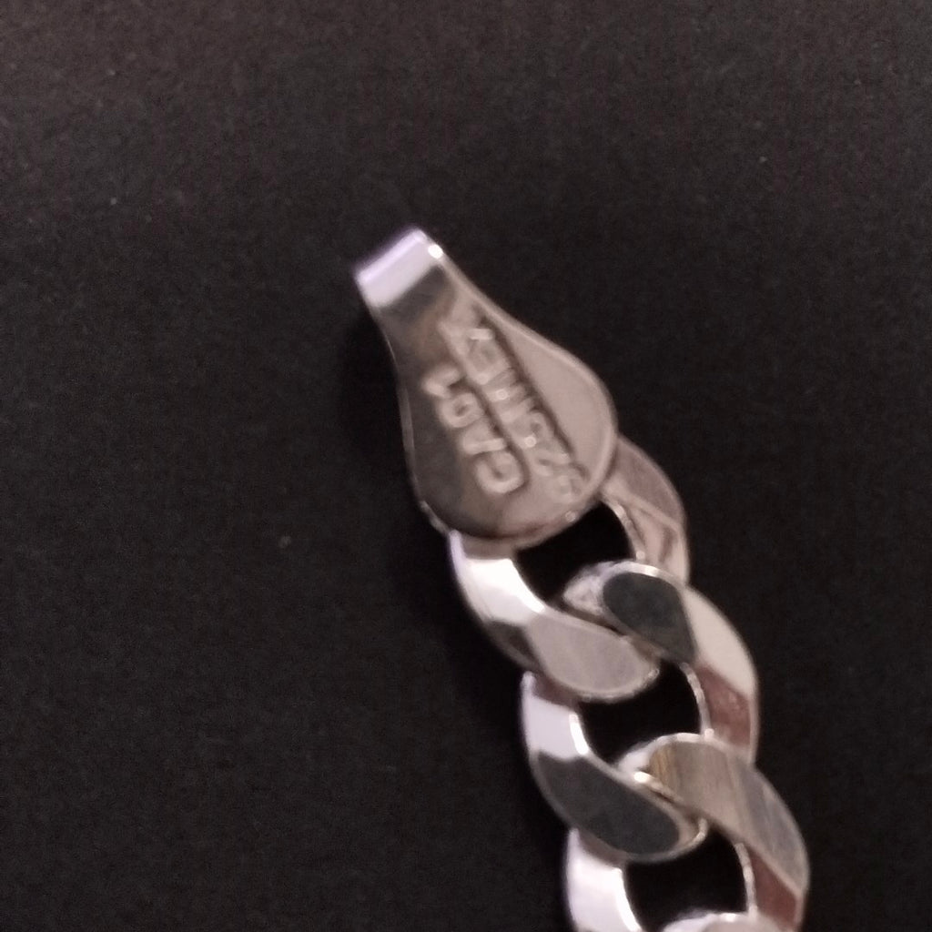 PULSERA BARBADA PLATA .925 10.5G (NUEVO)