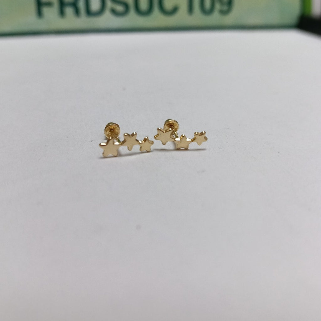 BROQUELES ORO 14K 1 (NUEVO)