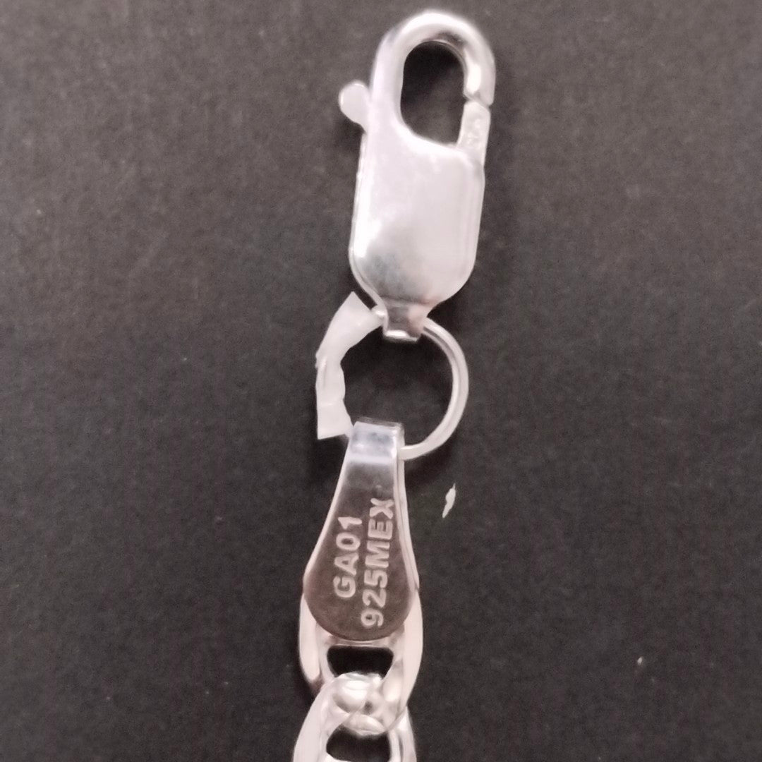 PULSERA TEJIDO MARINERO PLATA .925 4.1G (NUEVO)