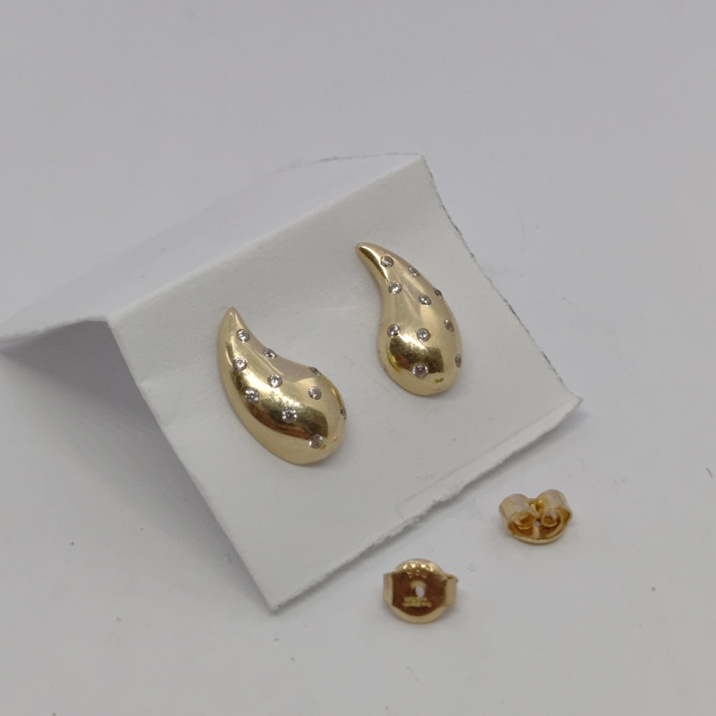 BROQUELES ORO 14K 2 (NUEVO)