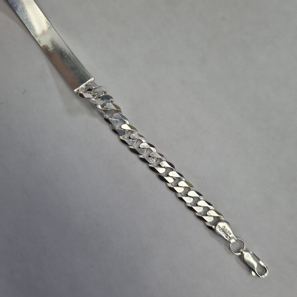 ESCLAVA BARBADA PLATA .925 13G (NUEVO)