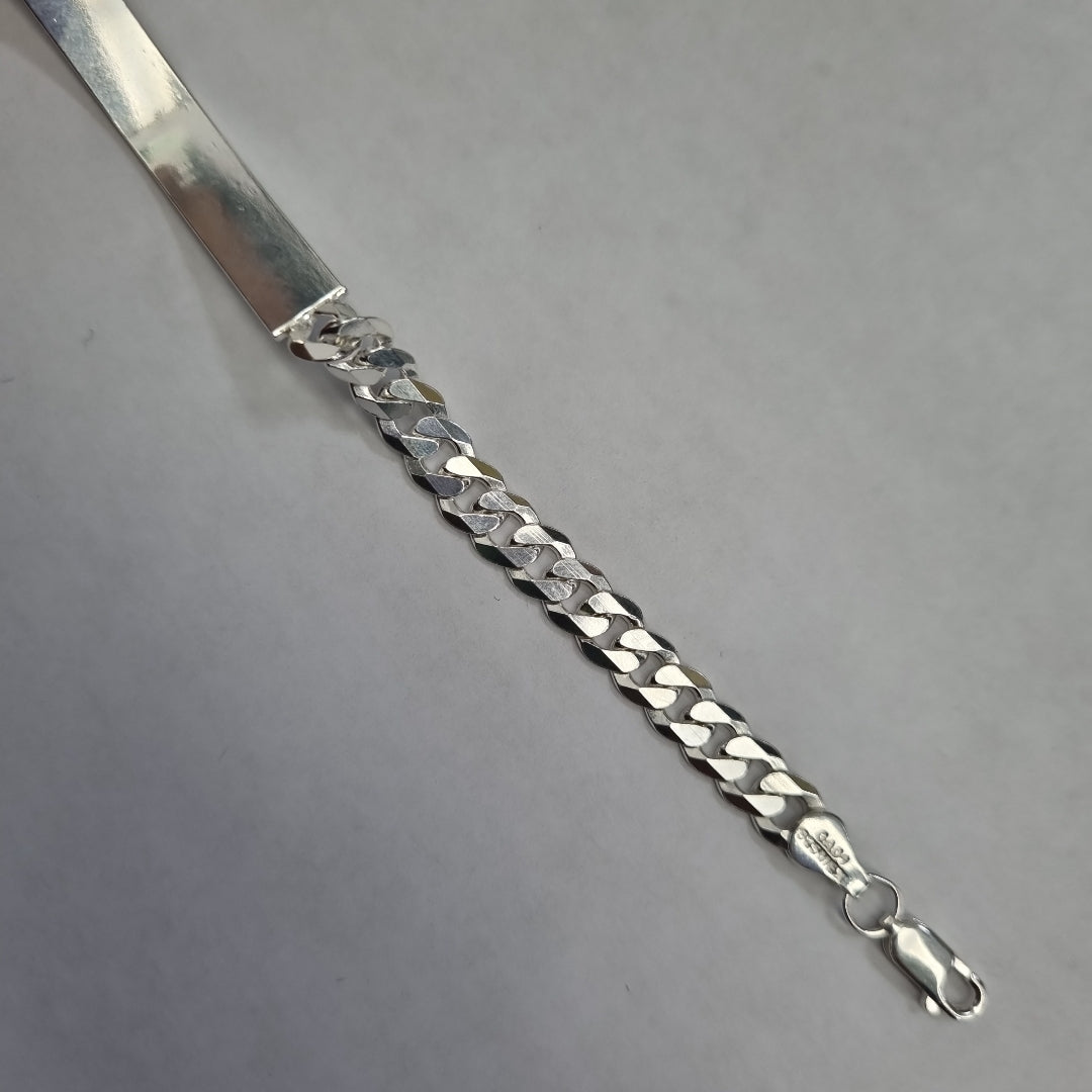 ESCLAVA BARBADA PLATA .925 13G (NUEVO)