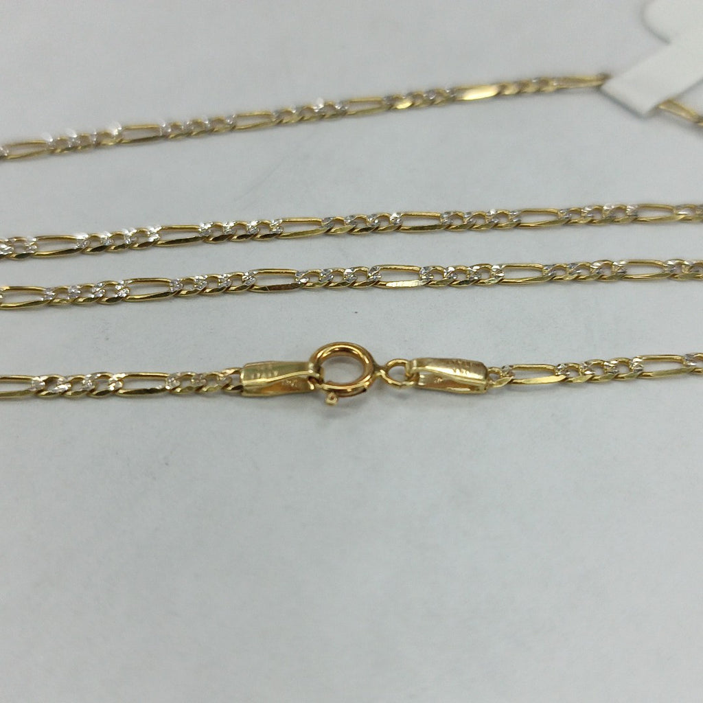 CADENAS CARTIER 3 1 DIAMANTADA ORO 14K 3.3 (NUEVO)