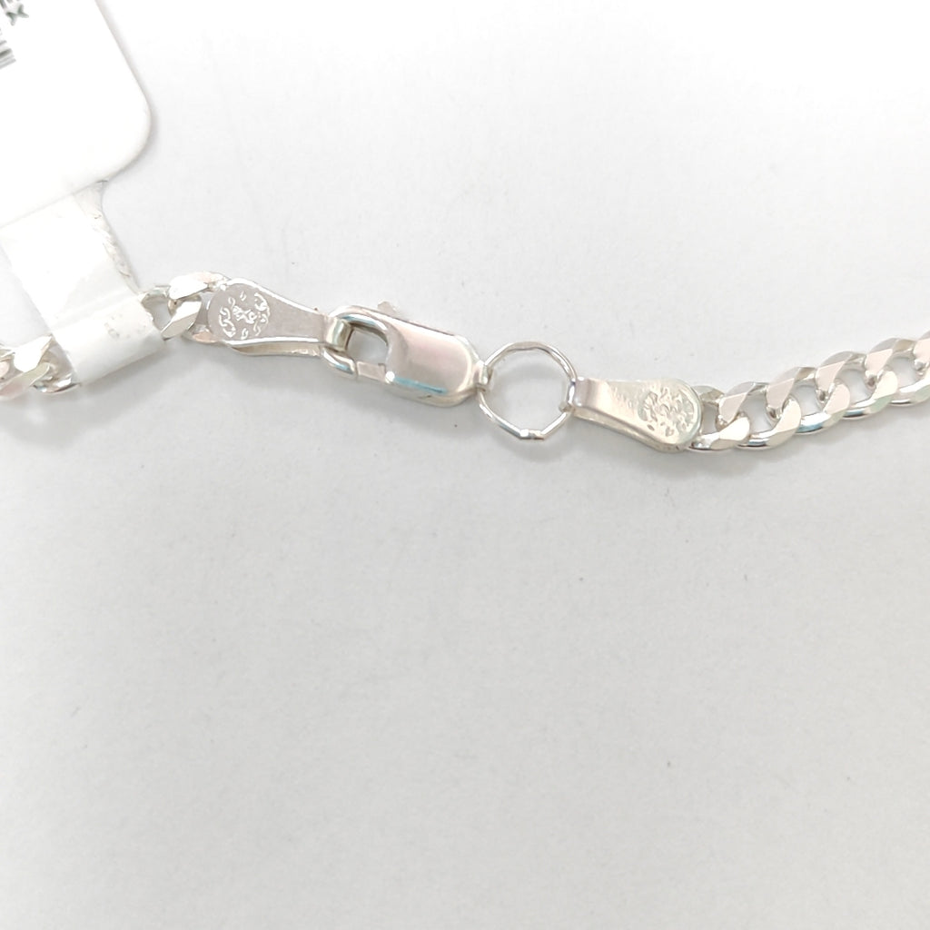 CADENA BARBADA PLATA .925 12.7G (NUEVO)