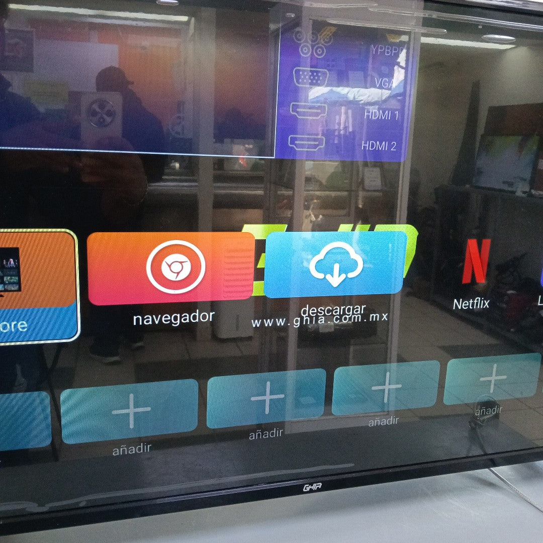 PANTALLA GHIA G43DFHDS8-M 43" LED FULL HD (SEMINUEVO)