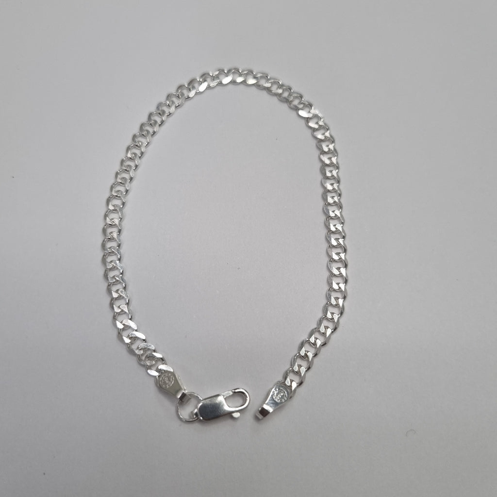 PULSERA BARBADA PLATA .925 4.6G (NUEVO)