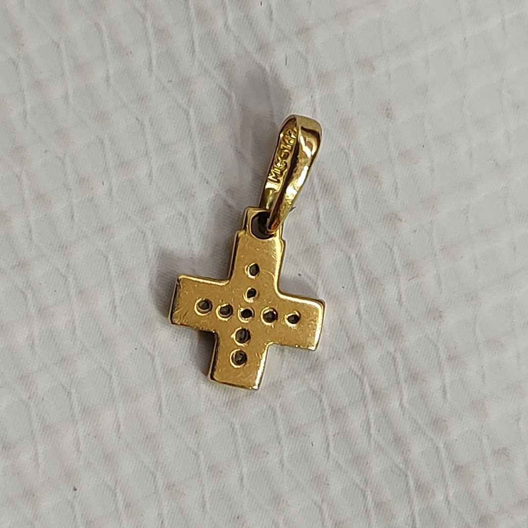 K1 0,90 GRMS 14 K ESPECIFICACIONES COMPLEMENTARIAS CRUZ C CIRC ORO 14K (SEMINUEVO)