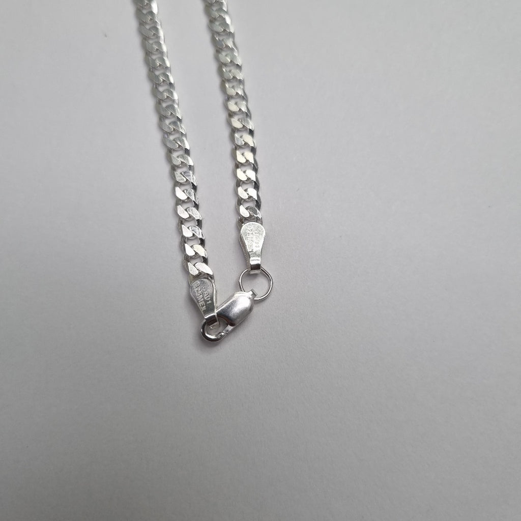 CADENA BARBADA PLATA .925 13.2G (NUEVO)