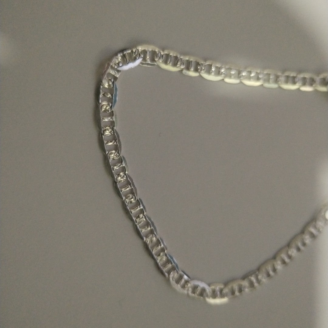 PULSERA TEJIDO MARINERO PLATA .925 4.2G (NUEVO)