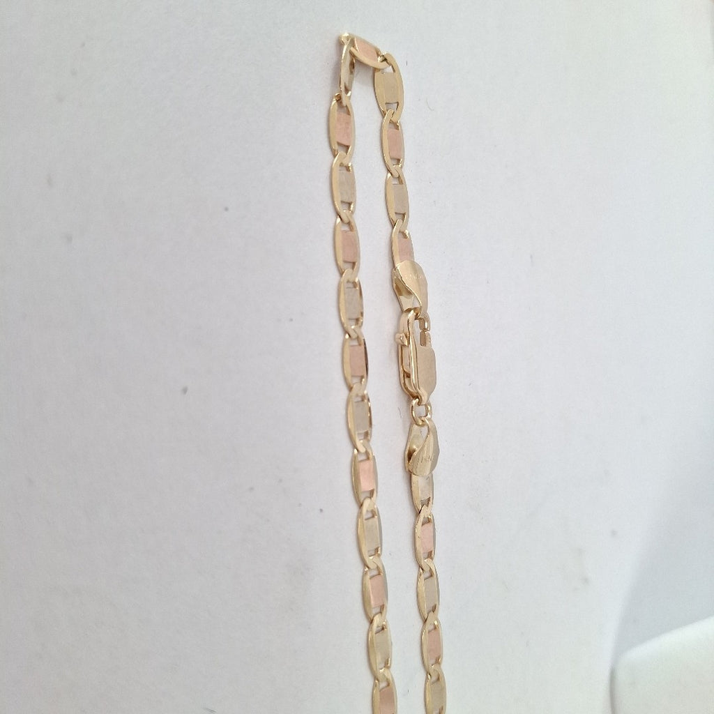 CADENAS VALENTINA/ESPEJO ORO 14K 9.8 (NUEVO)