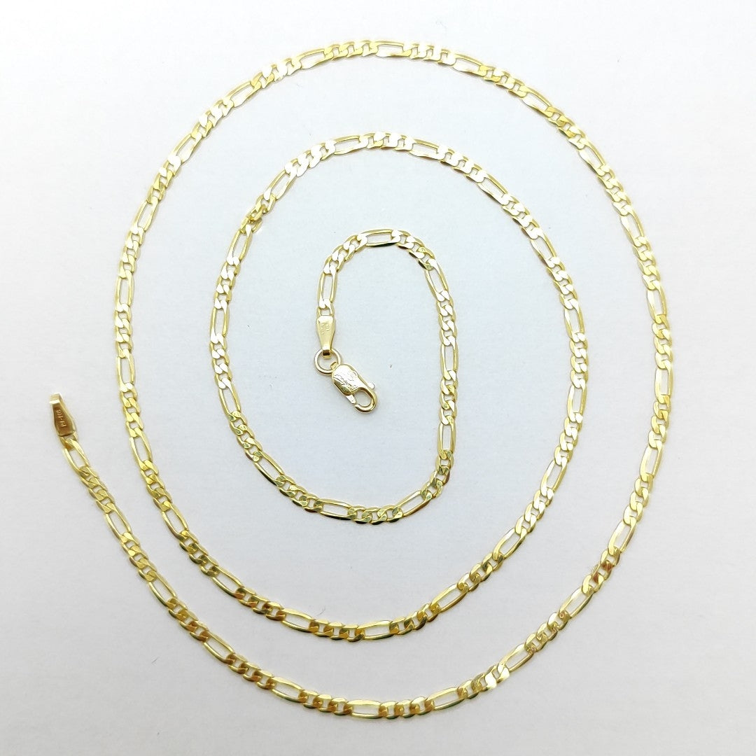 CADENAS CARTIER 3 1 AMARILLA ORO 10K 4.5 (NUEVO)