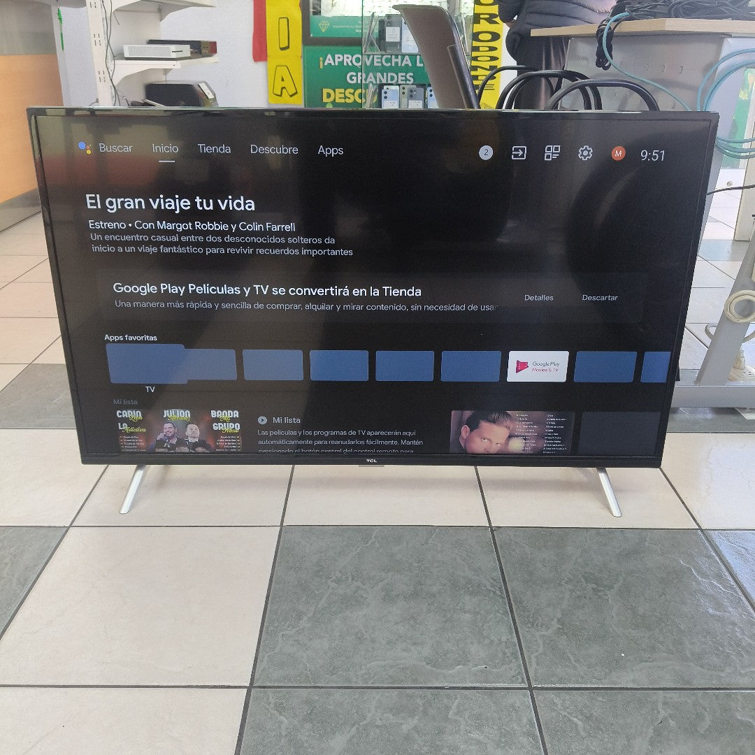 PANTALLA TCL 43A423 (2020) 43" LED 4K (SEMINUEVO)
