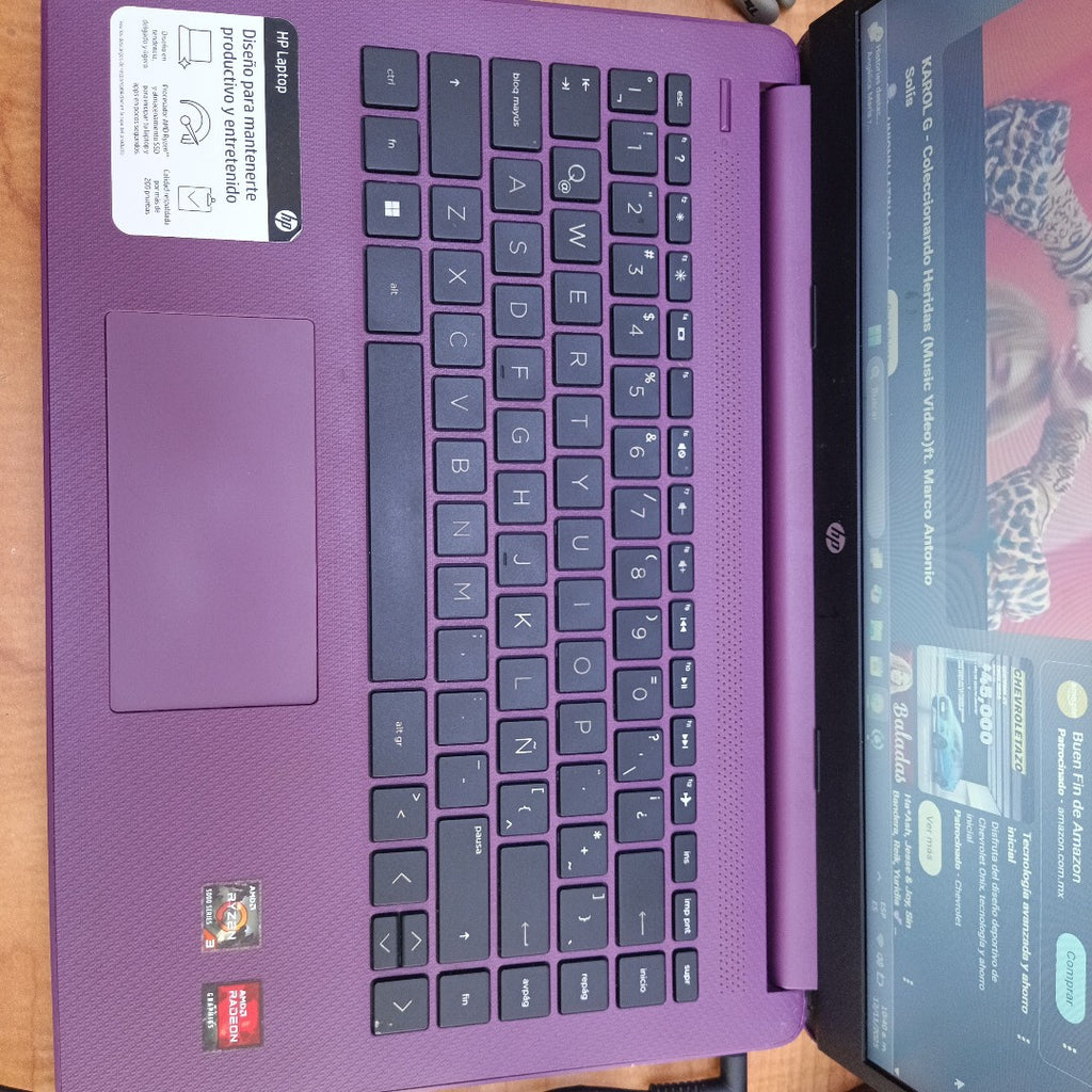 LAPTOP HP 14-FQ1005LA (2022) 256 GB SSD 8 GB RAM (SEMINUEVO)