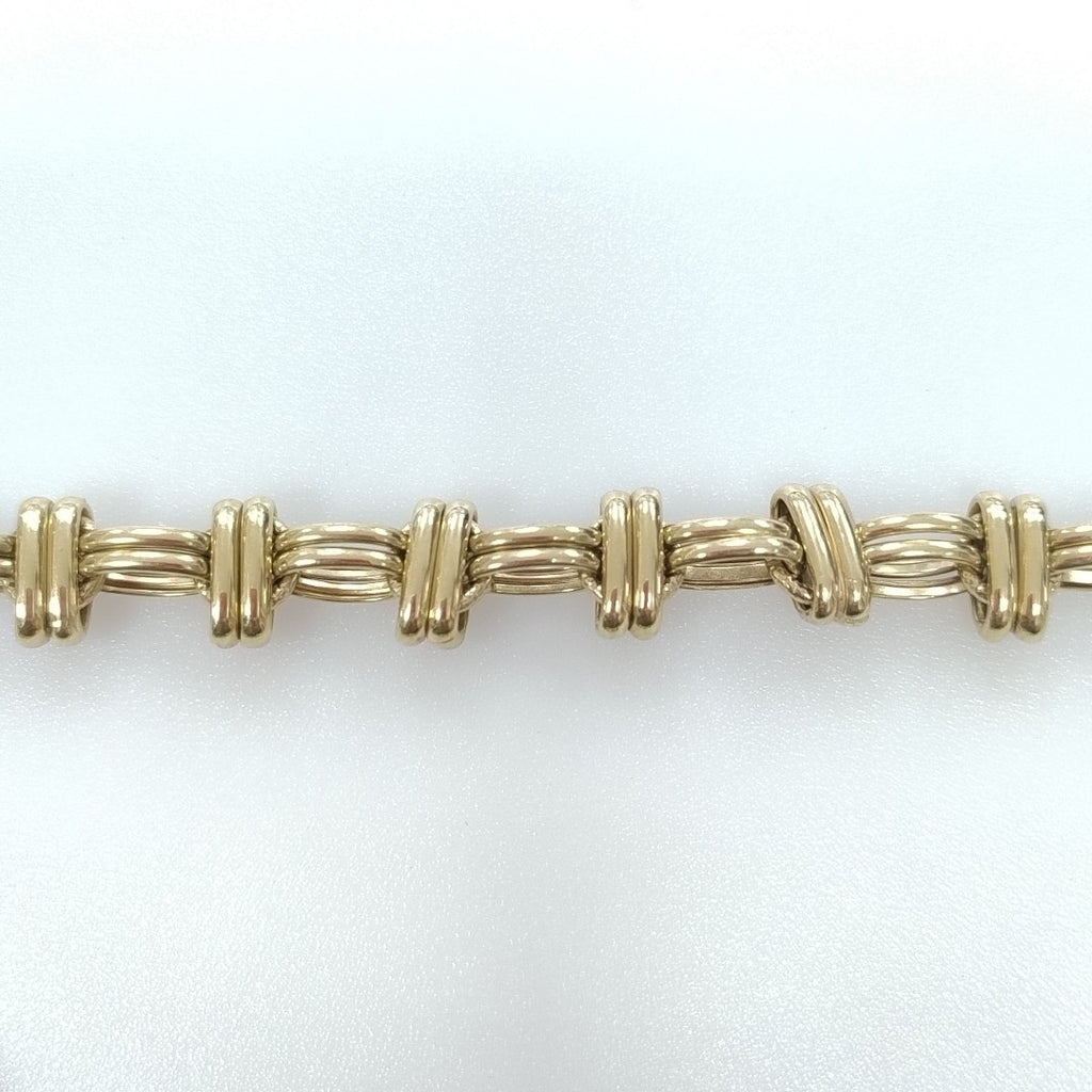 CADENAS ESPECIAL ORO 14K 17.5 (NUEVO)