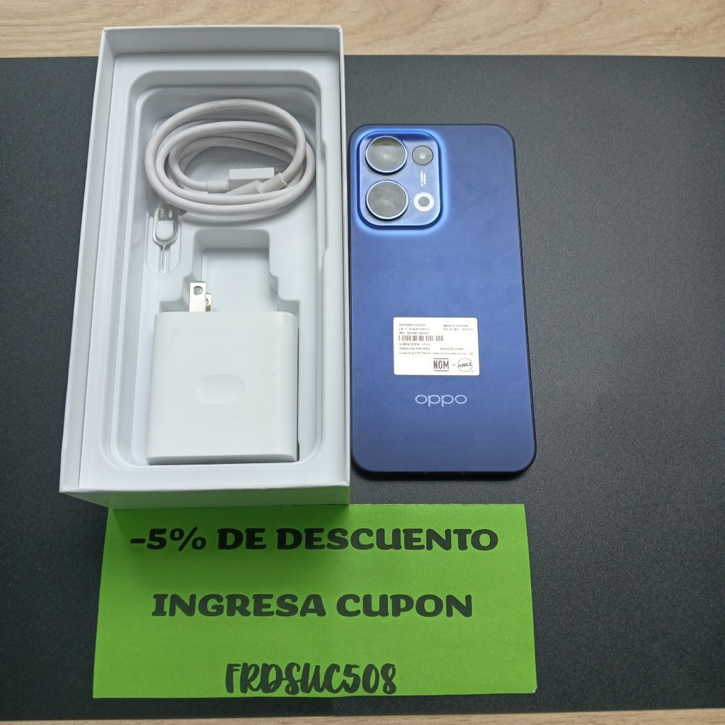 CELULAR OPPO  RENO13 5G CPH2689 (2024) 512 GB 12 GB RAM (SEMINUEVO)