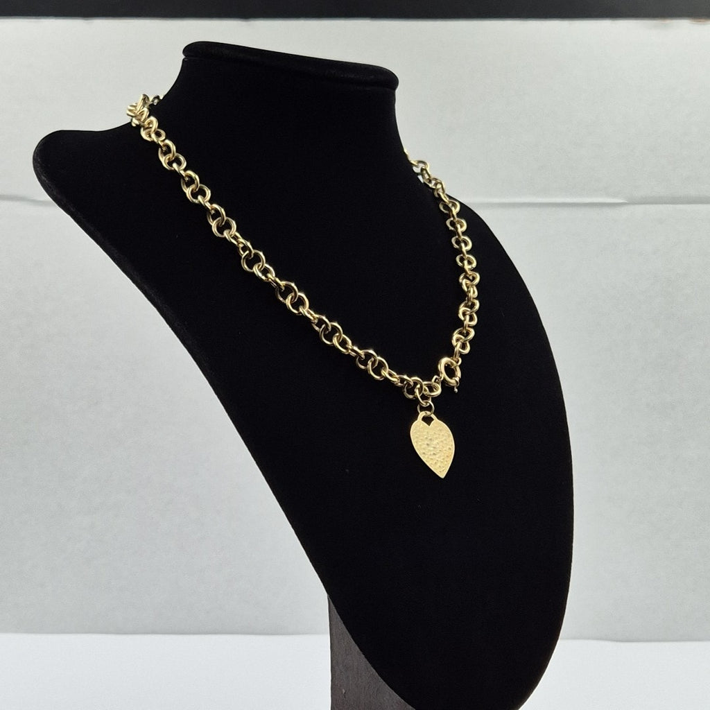 GARGANTILLAS ORO 14K 17 (NUEVO)