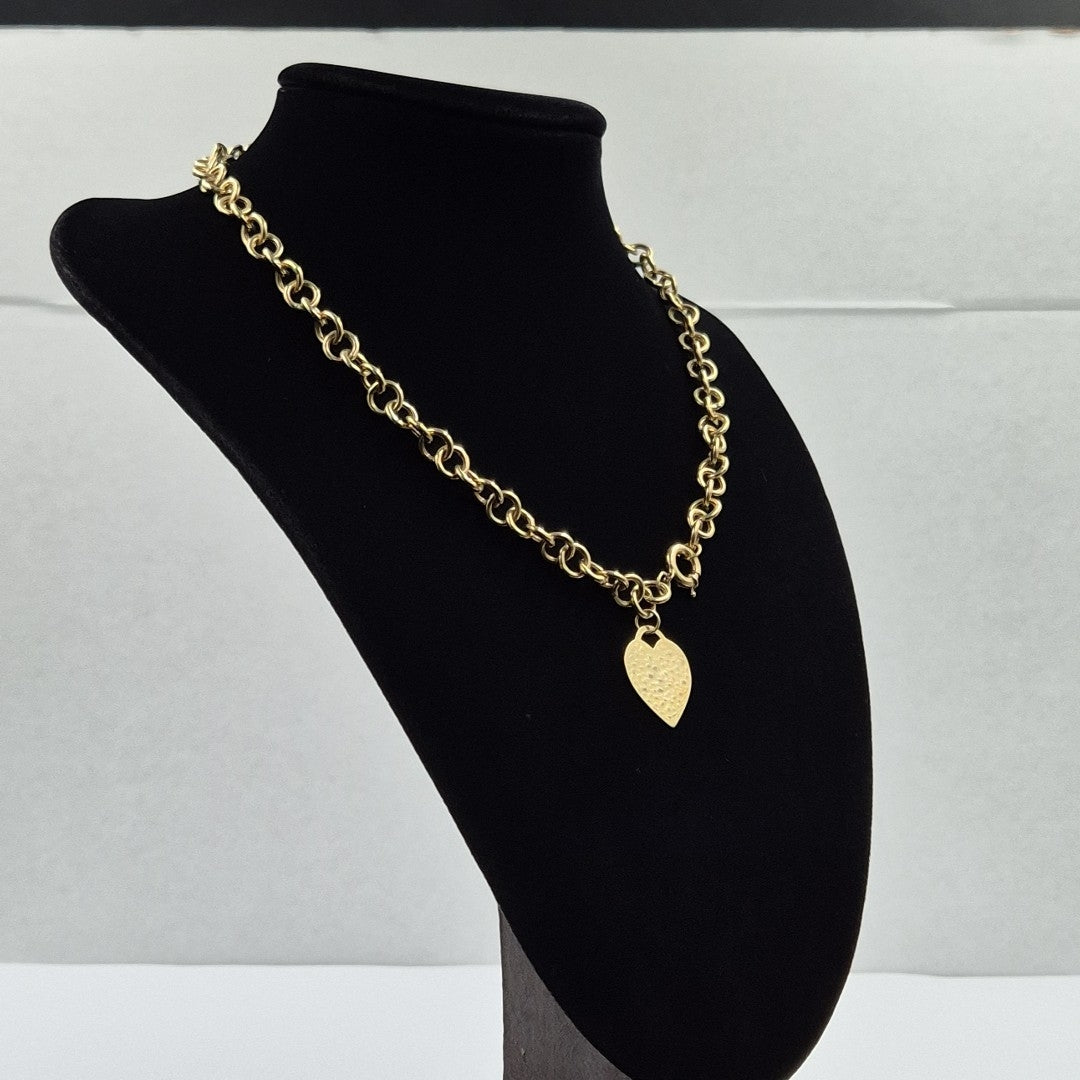 GARGANTILLAS ORO 14K 17 (NUEVO)