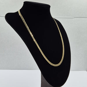 CADENAS BARBADA AMARILLA ORO 10K 15.4 (NUEVO)