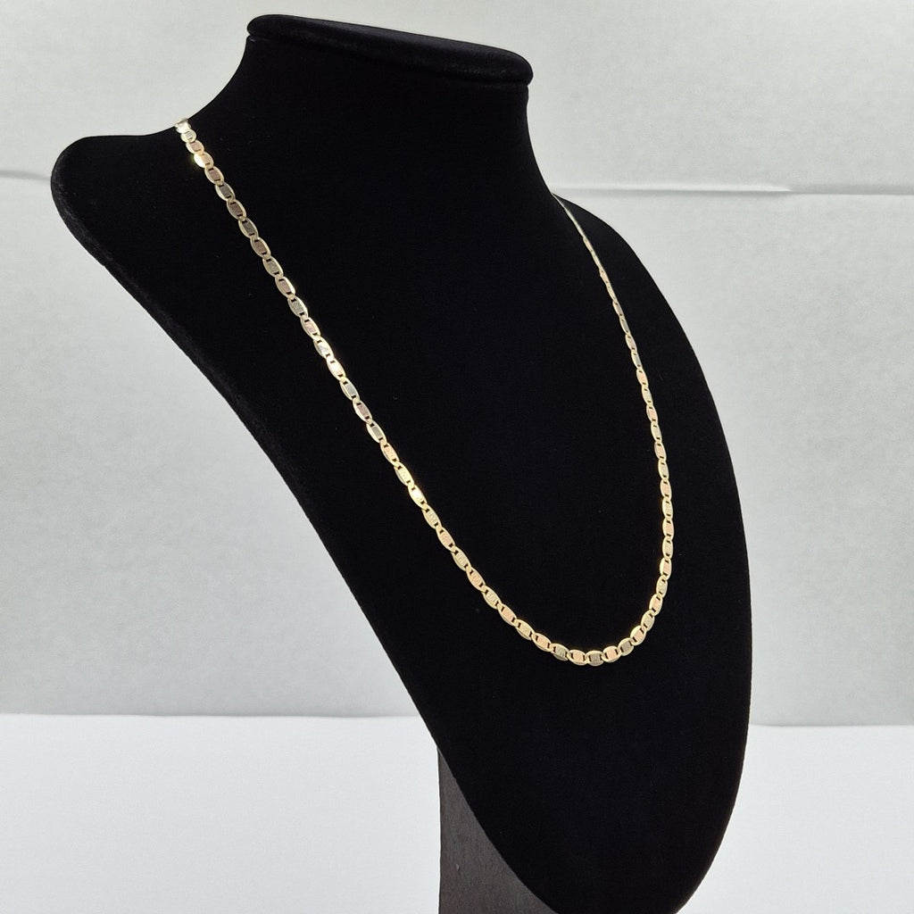 CADENAS VALENTINA/ESPEJO ORO 14K 10 (NUEVO)