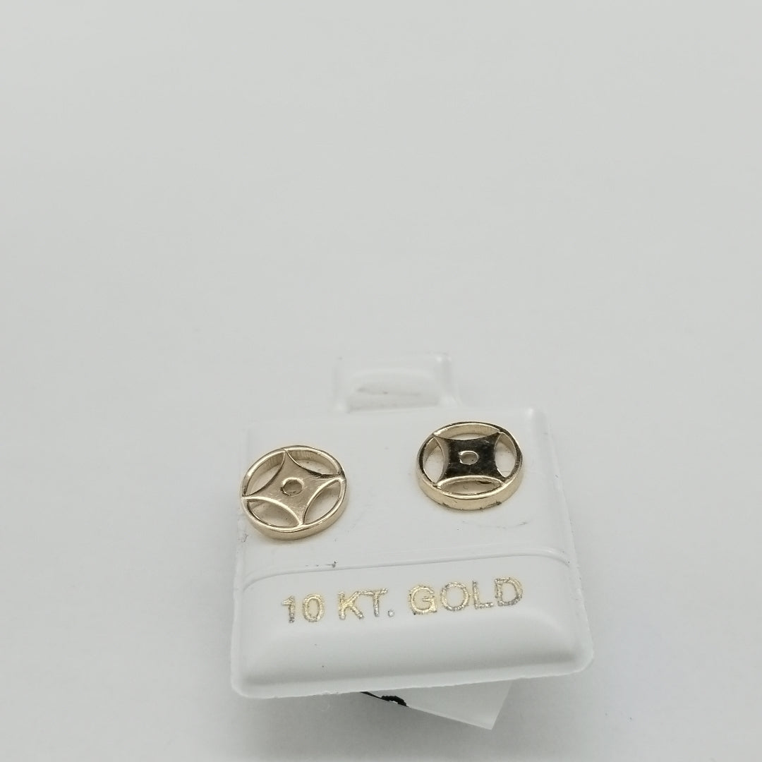 BROQUELES ORO 10K 1 (NUEVO)