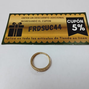 ANILLOS DAMA ORO 14K 2 (NUEVO)