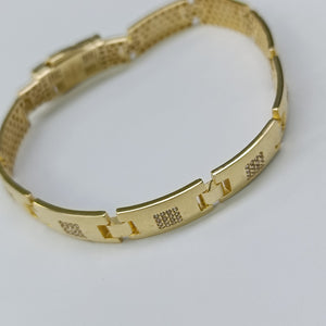 PULSERAS CABALLERO ORO 14K 17.6 (NUEVO)