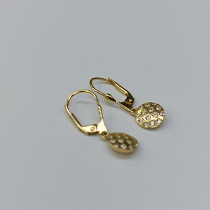 BROQUELES ORO 14K 2.4 (NUEVO)